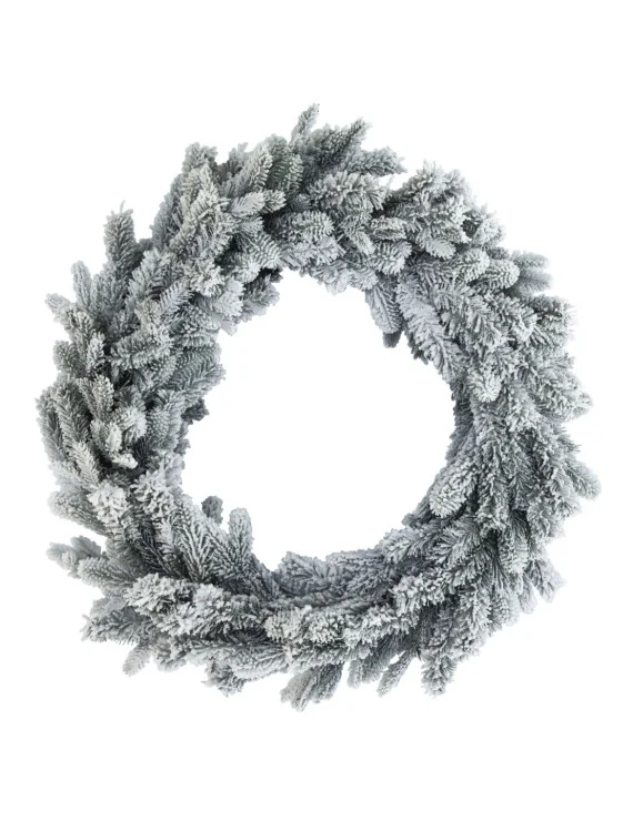 Wianek/ Wreath Nevada Flocked 80cm