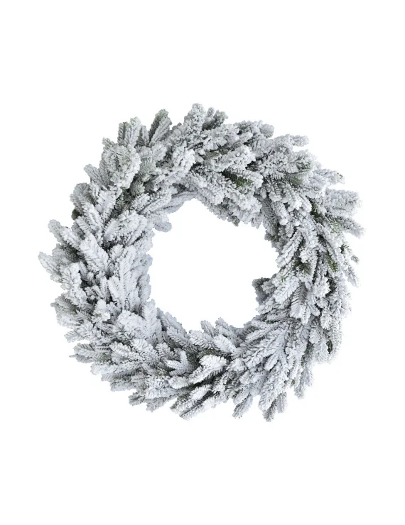 Wianek Noel ośnieżony 100cm MIX PE